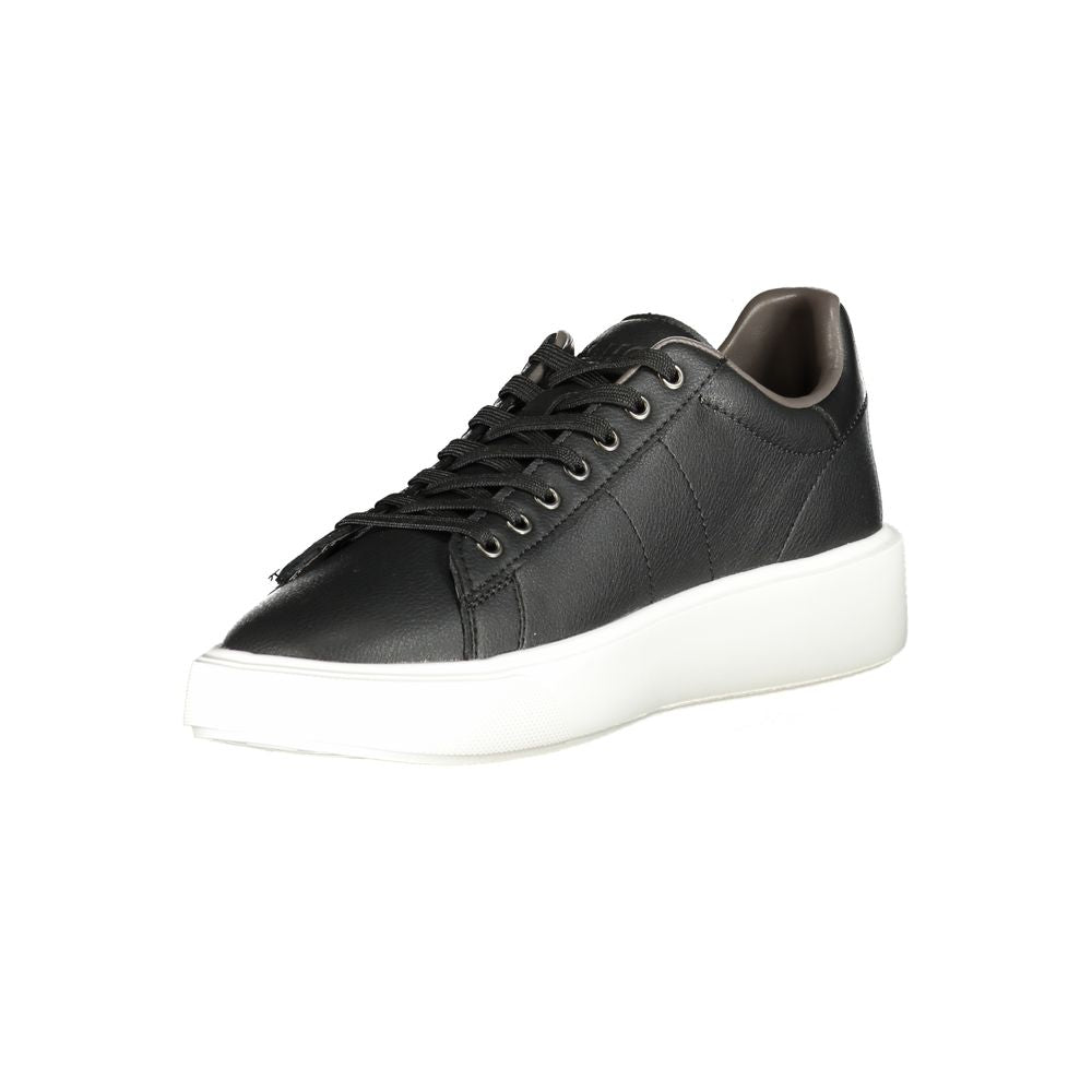 Black Leather Men Sneaker Blauer