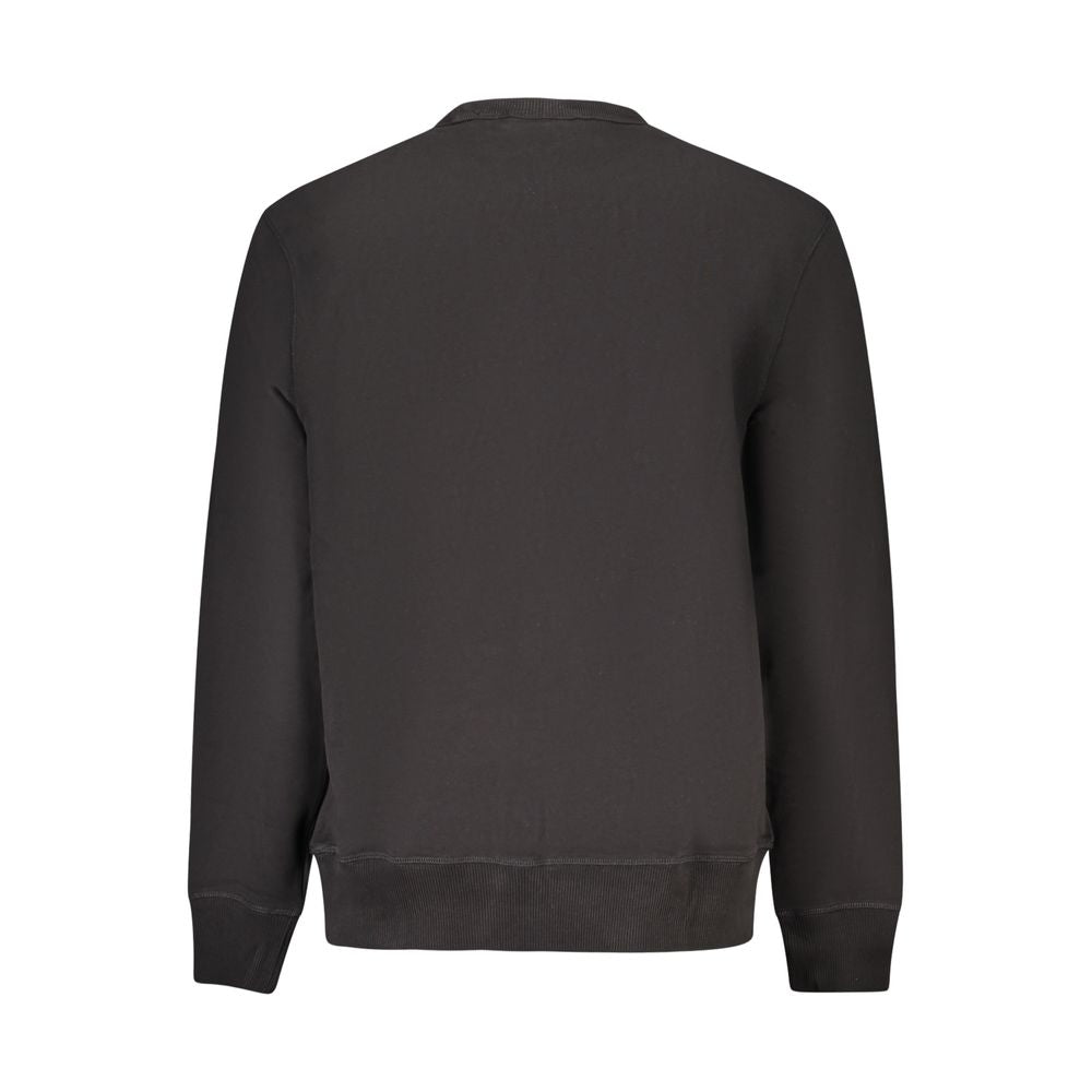 Black Cotton Men Sweater Calvin Klein