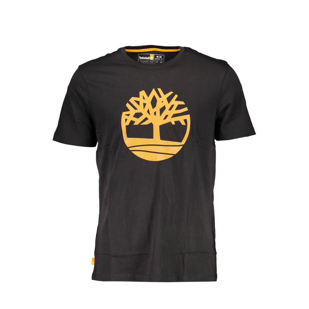 Black Cotton T-Shirt Timberland