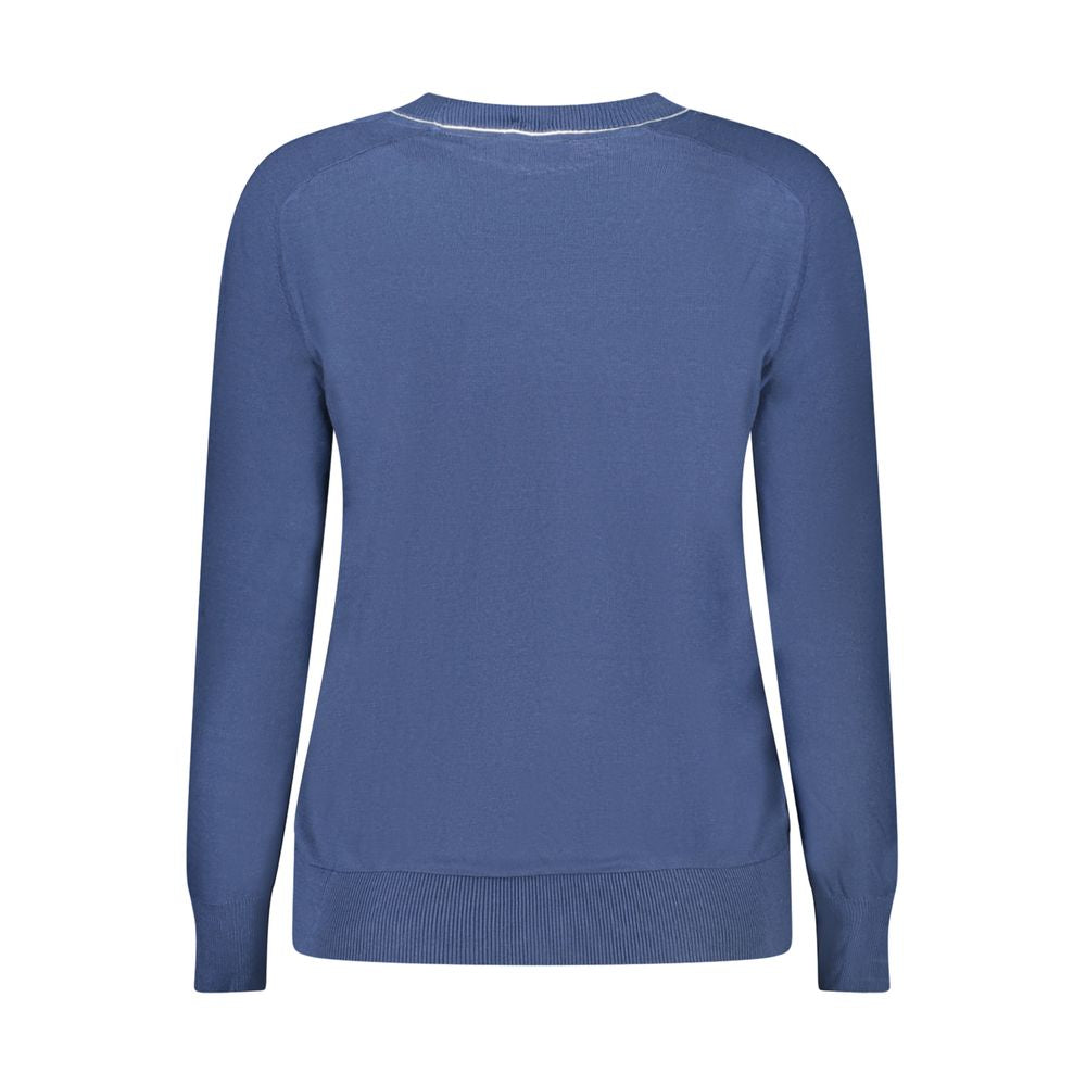 Blue Cotton Women Sweater North Sails