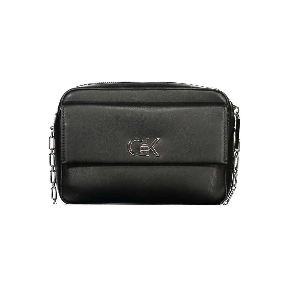 Black Polyester Women Handbag Calvin Klein