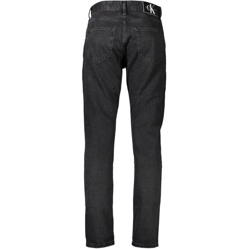 Black Cotton Men Jeans Calvin Klein