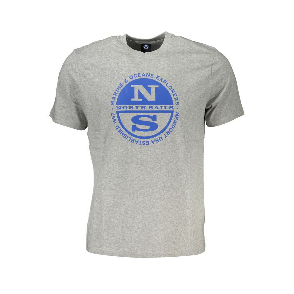 Brown Cotton Men T-Shirt North Sails