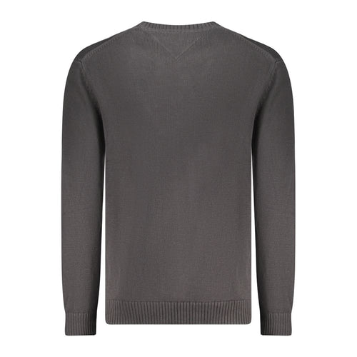 Black Cotton Men Sweater Tommy Hilfiger