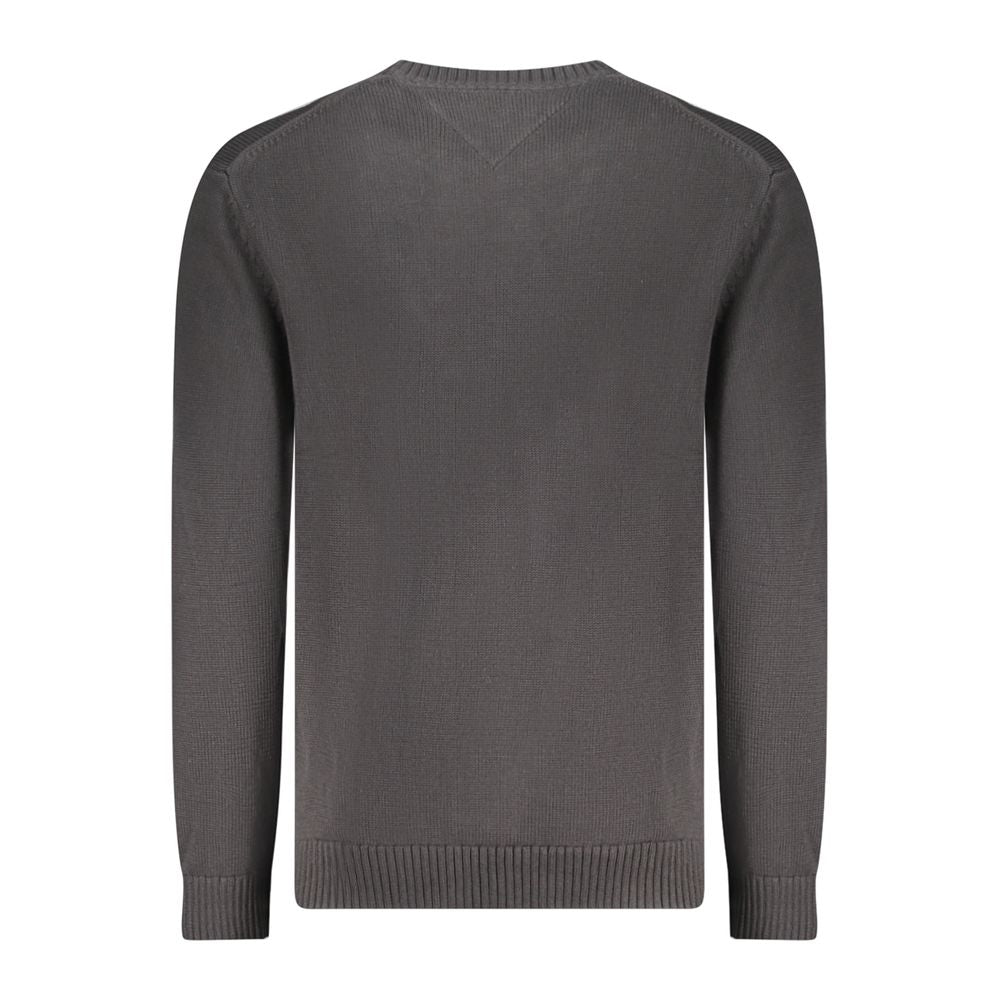Black Cotton Men Sweater Tommy Hilfiger