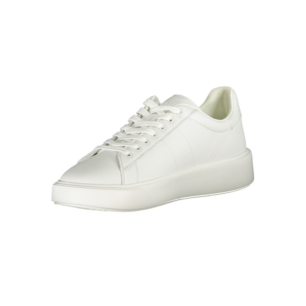 White Leather Men Sneaker Blauer