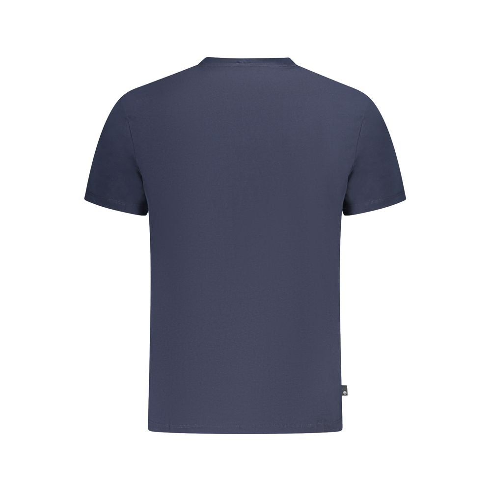 Blue Cotton T-Shirt Timberland