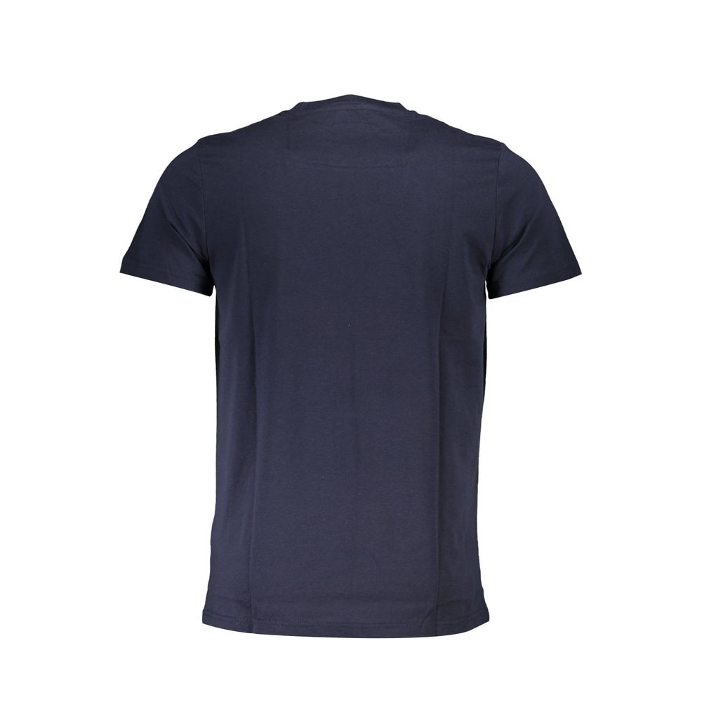 Blue Cotton Men T-Shirt Cavalli Class