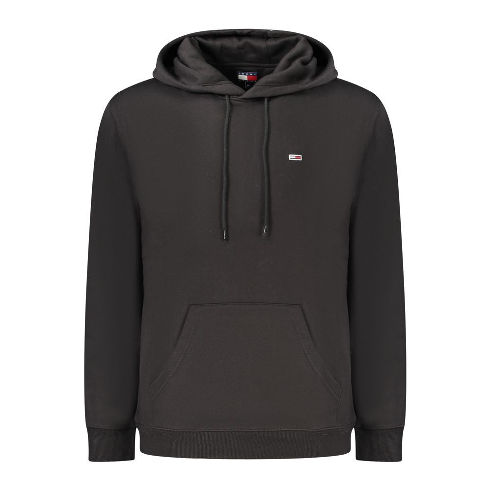 Black Cotton Men Sweater Tommy Hilfiger