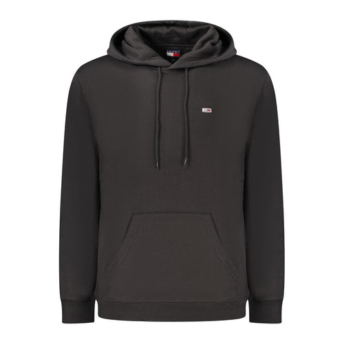 Black Cotton Men Sweater Tommy Hilfiger