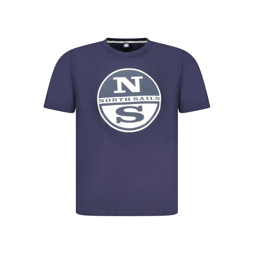 Blue Cotton Men T-Shirt North Sails