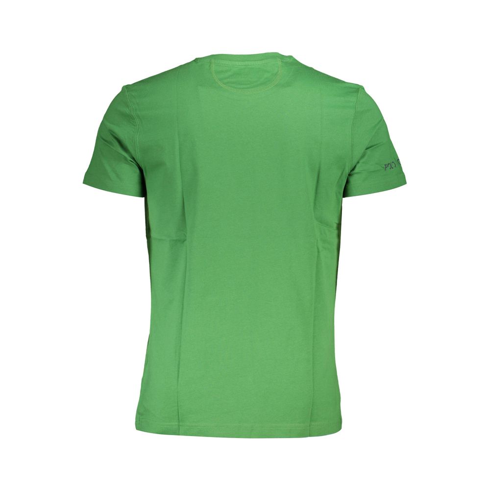 Green Cotton Men T-Shirt La Martina