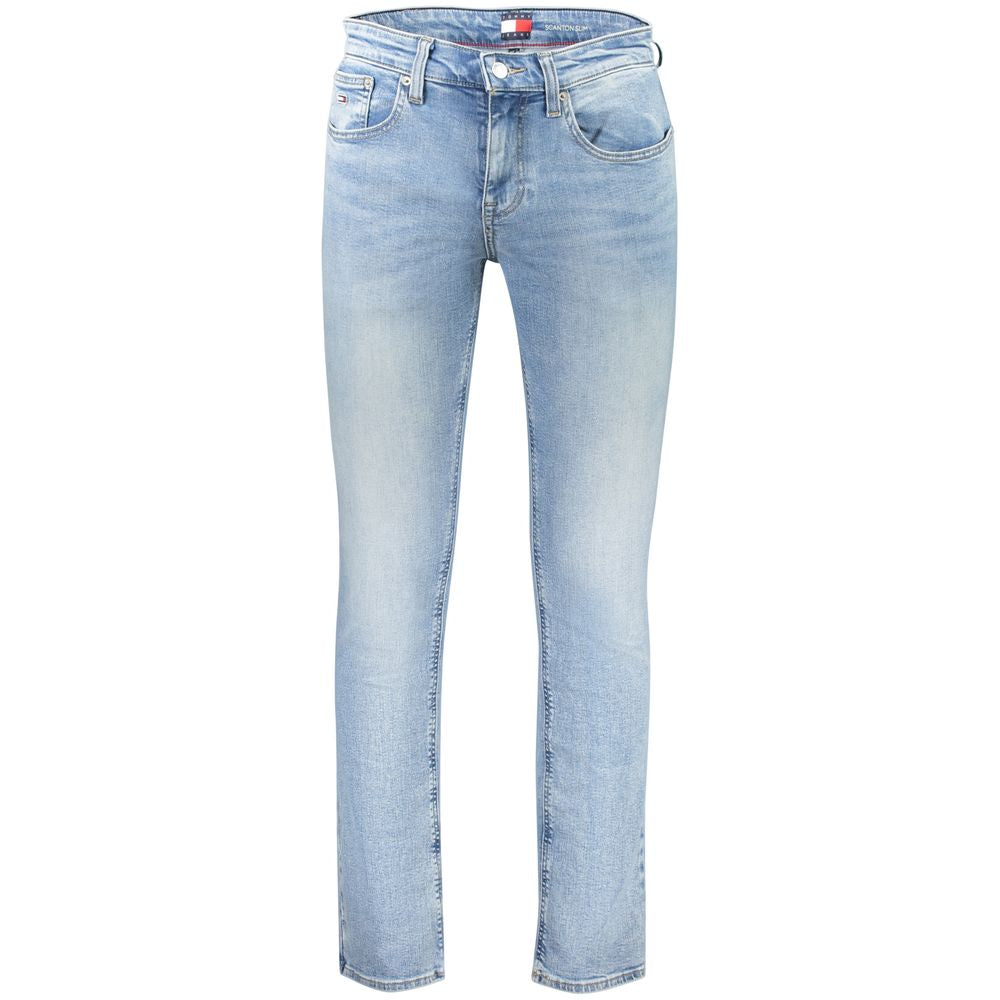 Blue Cotton Men Jeans Tommy Hilfiger