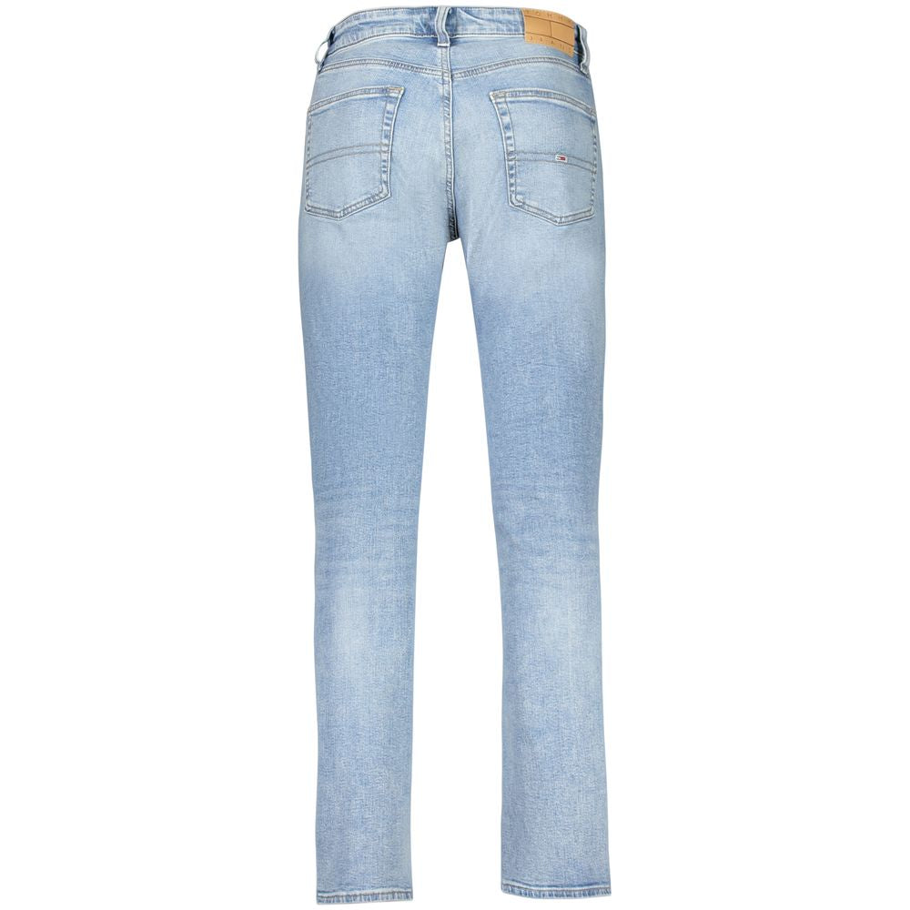 Blue Cotton Men Jeans Tommy Hilfiger