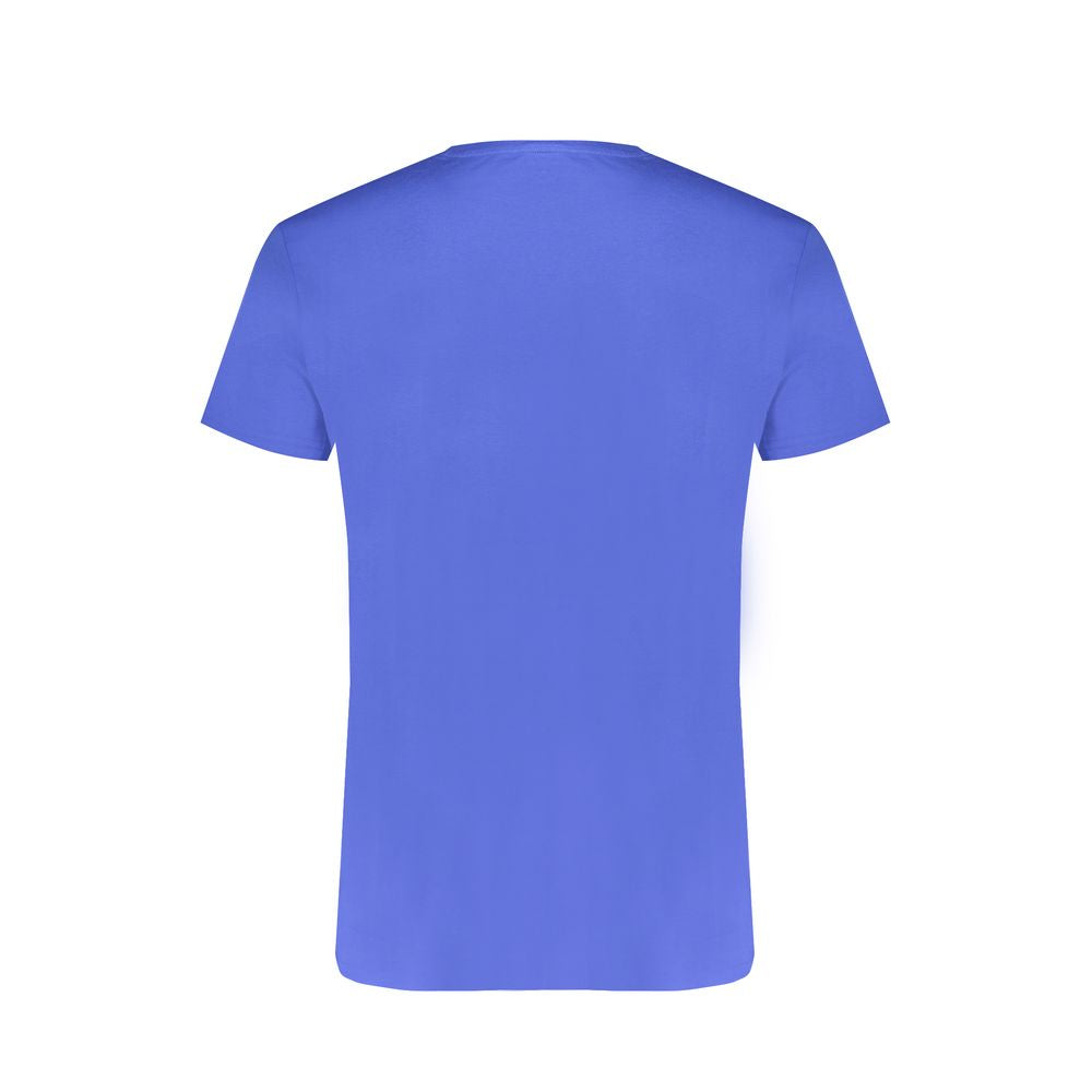 Blue Cotton T-Shirt Trussardi