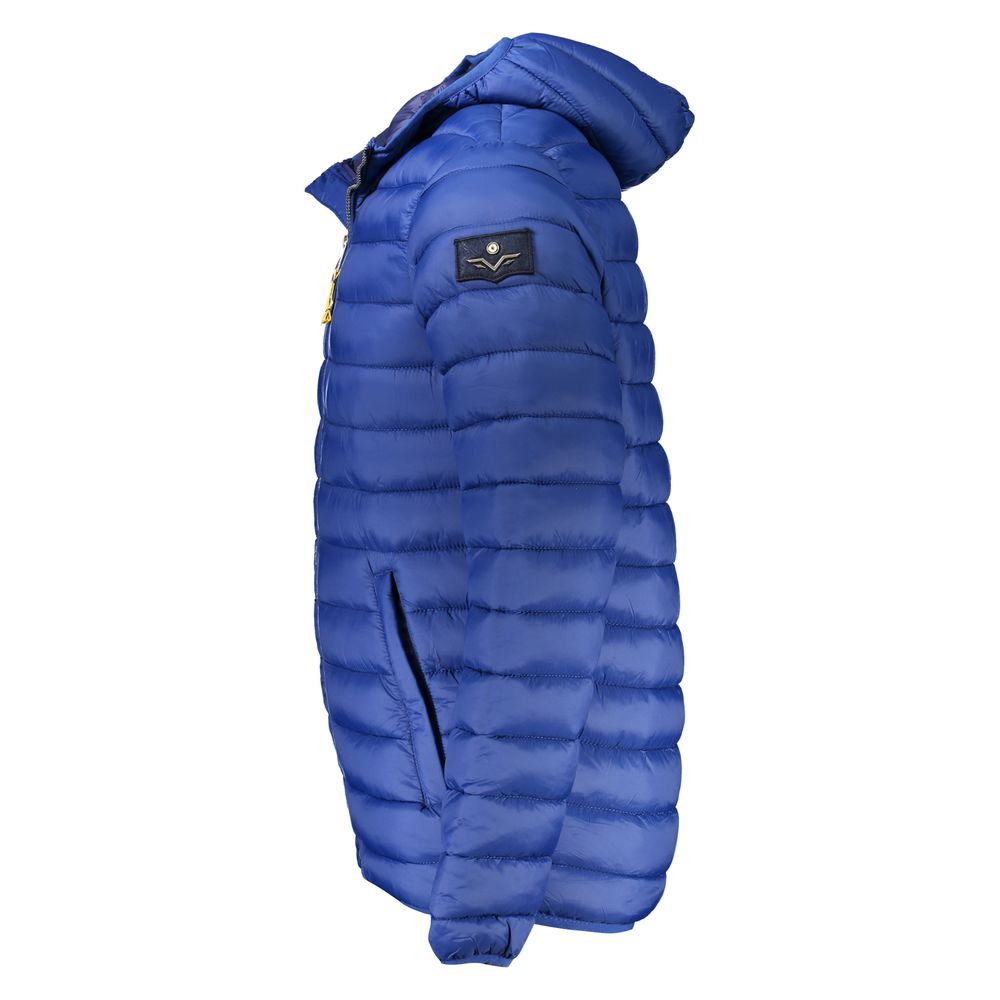 Blue Polyamide Men's Jacket Armata Di Mare
