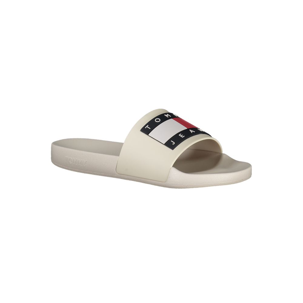 Beige Polyethylene Men Sandal Tommy Hilfiger