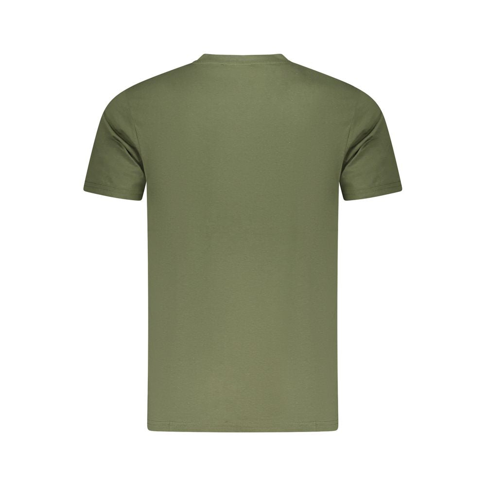 Green Cotton Men T-Shirt Cavalli Class