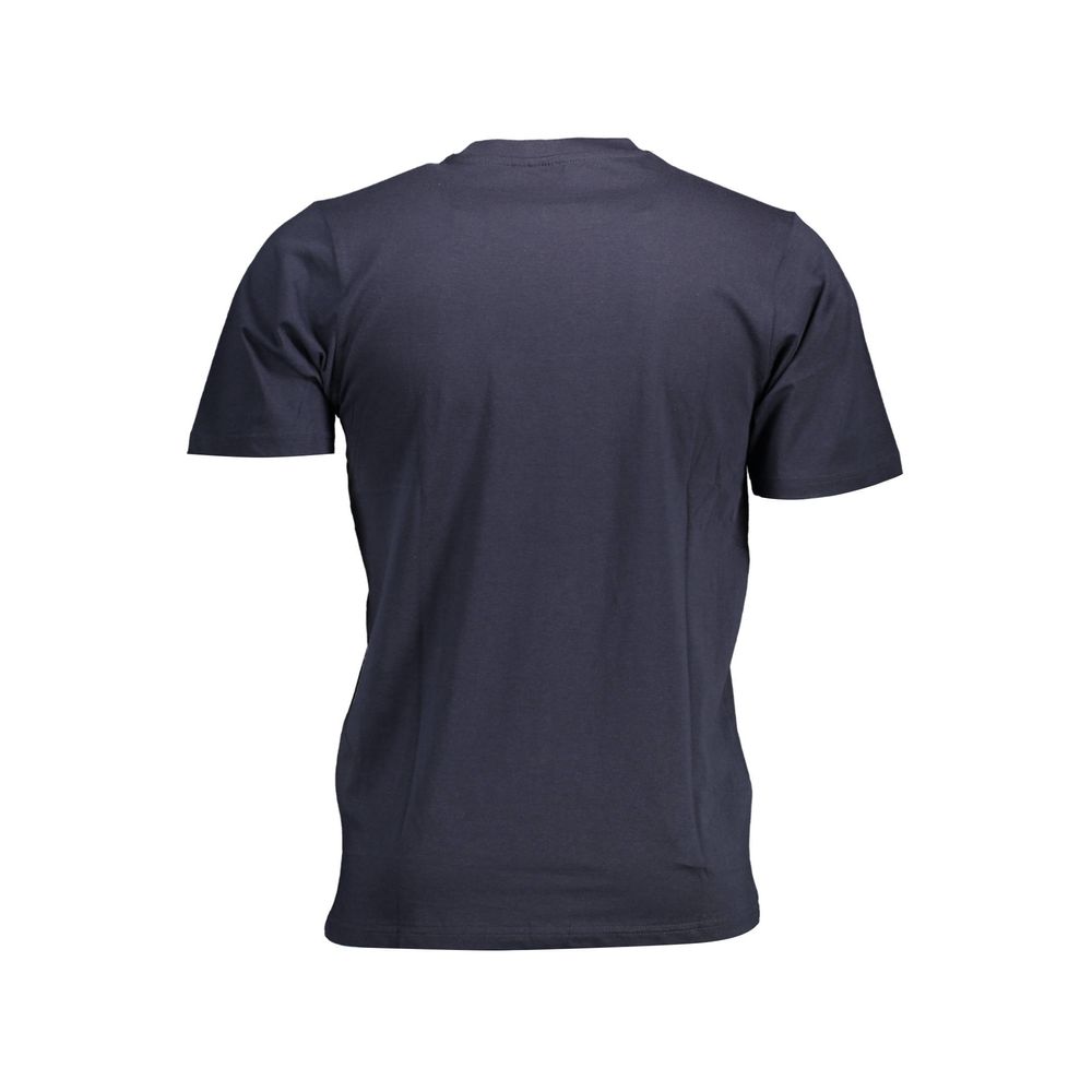 Blue Cotton Men T-Shirt Sergio Tacchini
