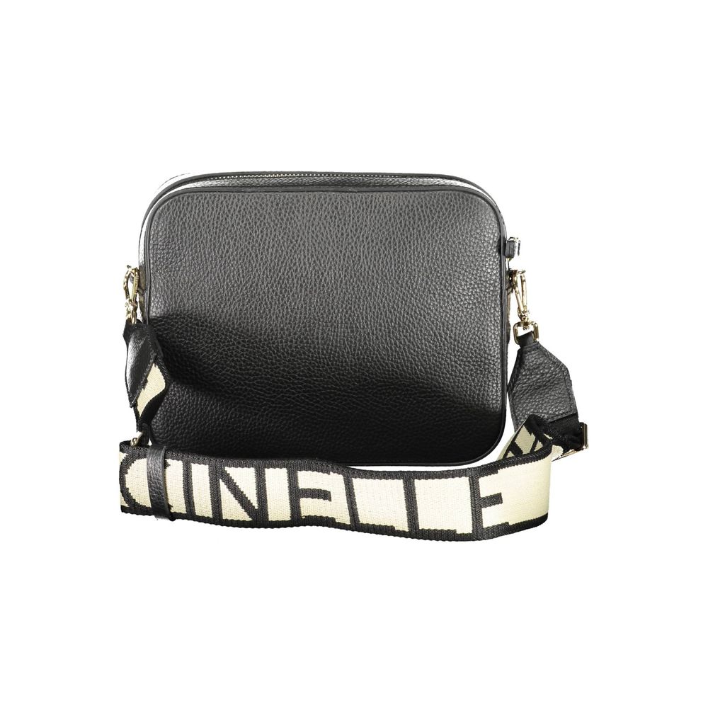 Black Leather Women Handbag Coccinelle
