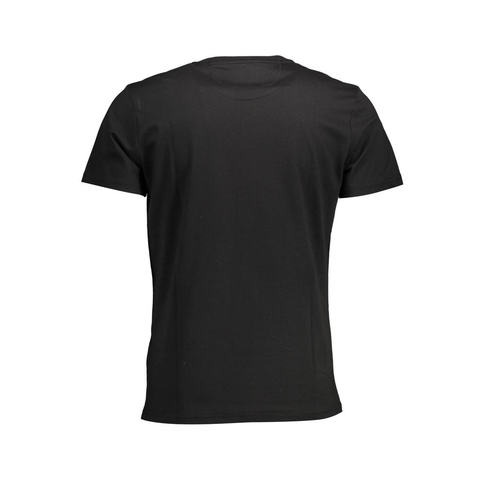 Elegant Crew Neck Tee with Iconic Print La Martina