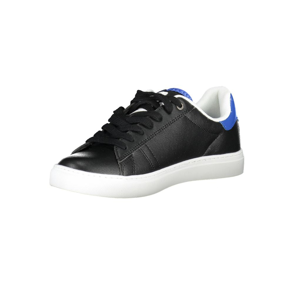 Black Polyester Sneaker Gas