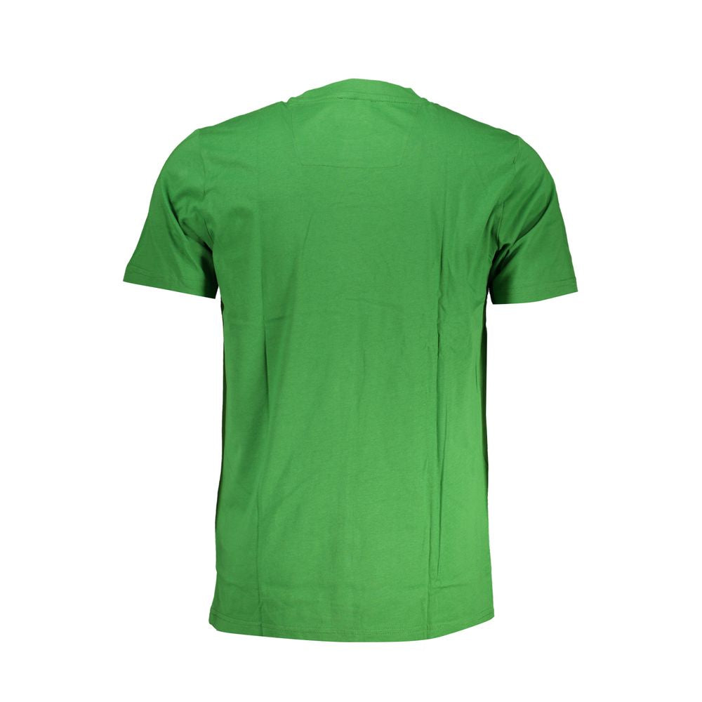Green Cotton T-Shirt Cavalli Class
