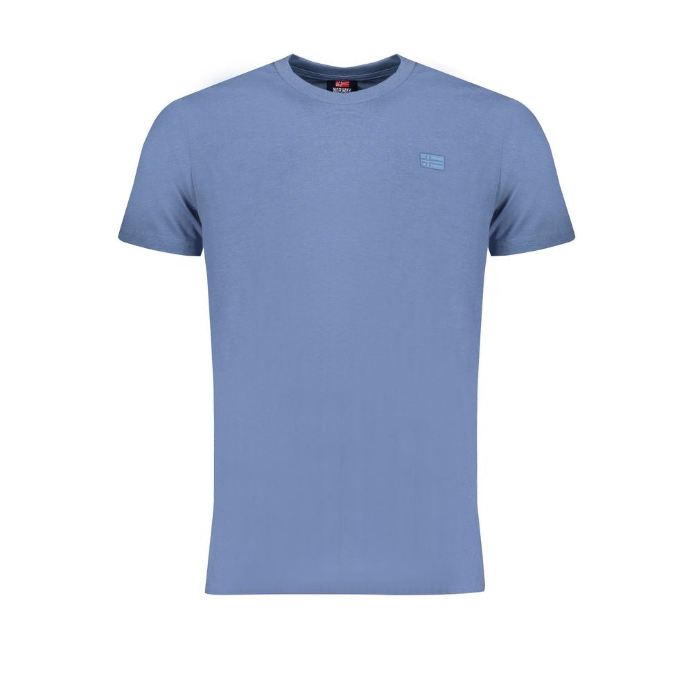 Blue Cotton T-Shirt Norway 1963