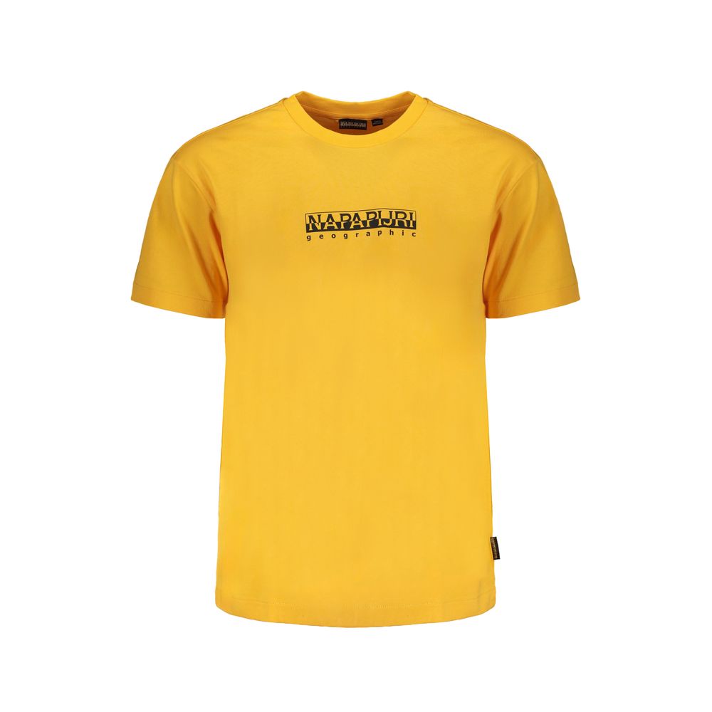 Orange Cotton T-Shirt Napapijri