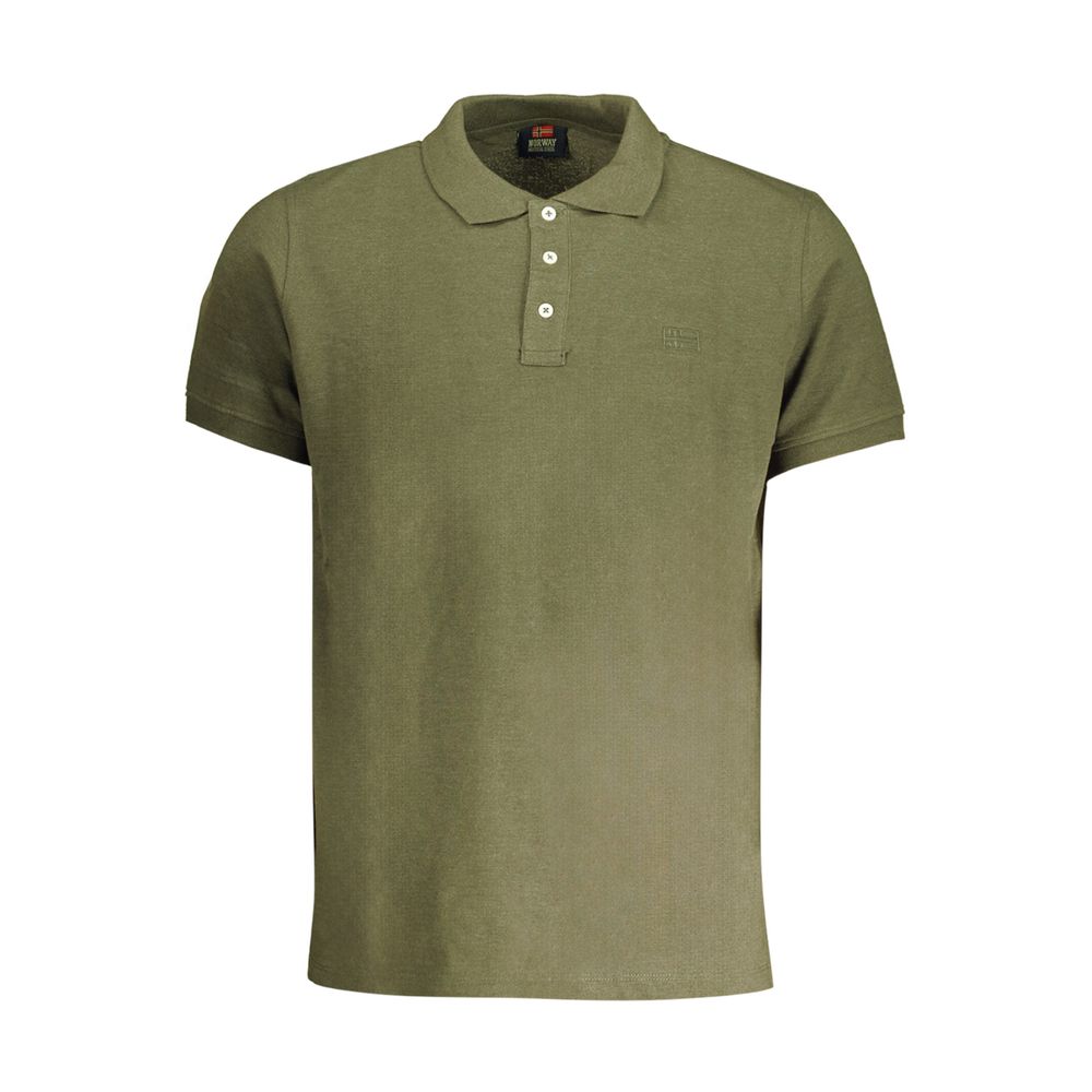 Green Cotton Polo Shirt Norway 1963