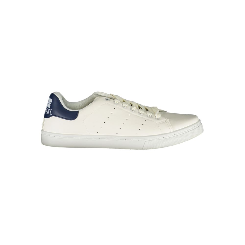 White Polyester Sneaker Norway 1963