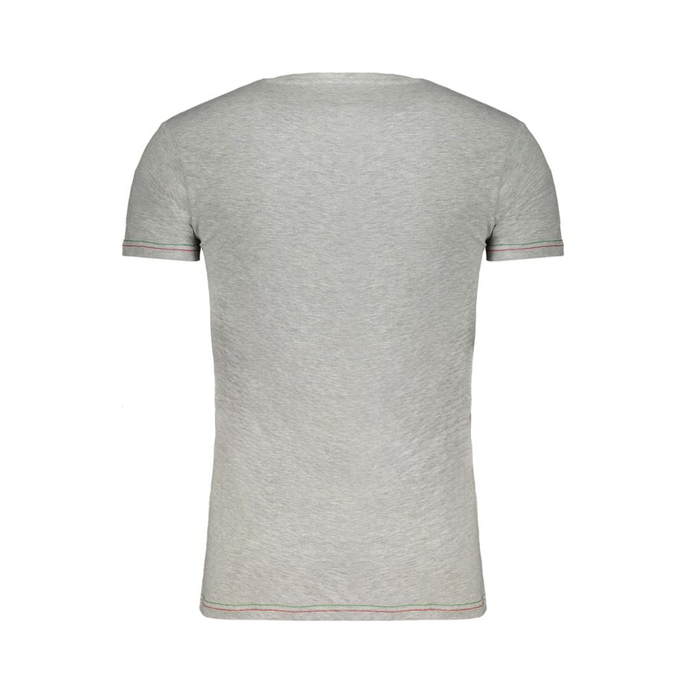 Brown Cotton Men T-Shirt Aeronautica Militare