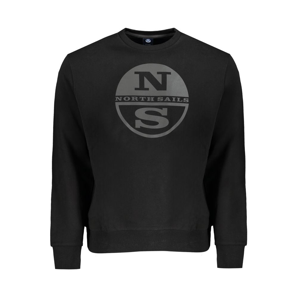 Black Cotton Men Sweater North Sails