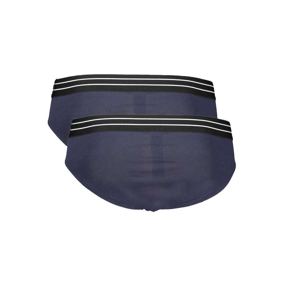Blue Cotton Men Underwear Cavalli Class