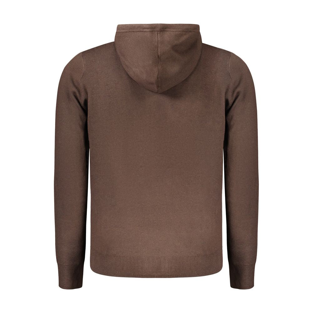 Brown Polyamide Men Cardigan Norway 1963