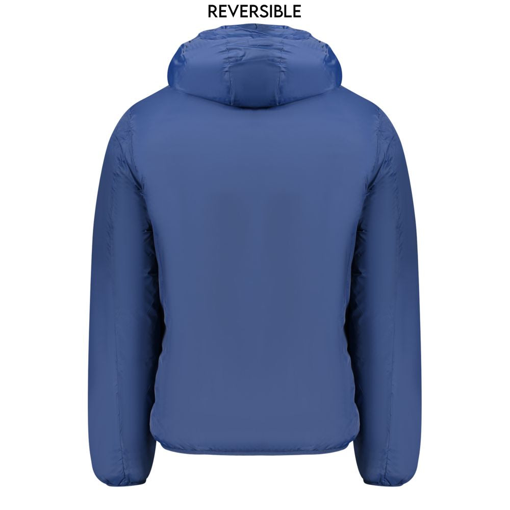 Blue Polyamide Men Jacket Norway 1963