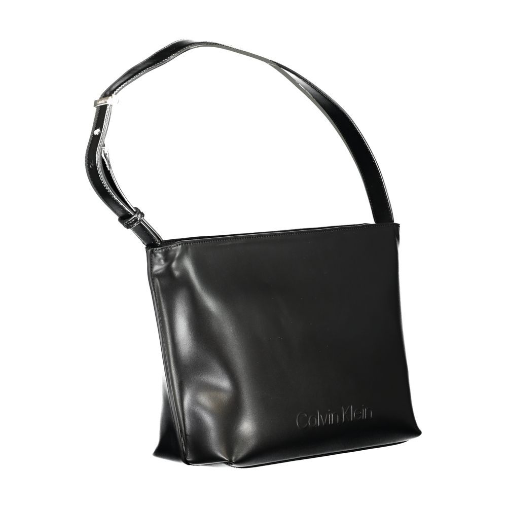 Black Polyester Women Handbag Calvin Klein