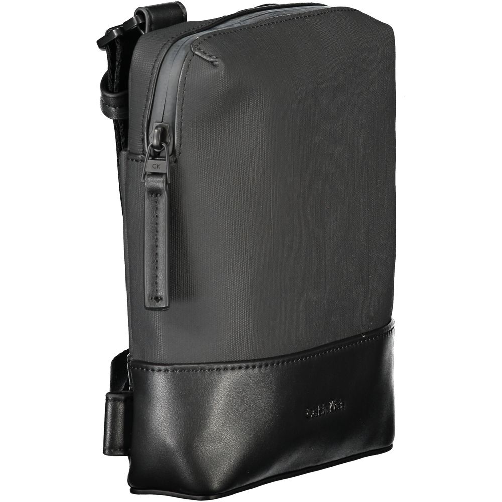 Black Polyester Men Shoulder Bag Calvin Klein
