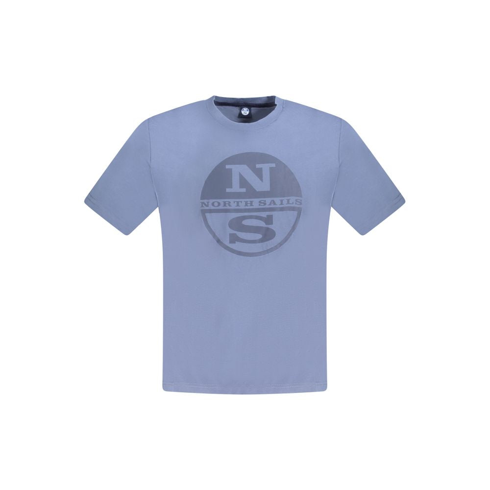 Blue Cotton Men T-Shirt North Sails