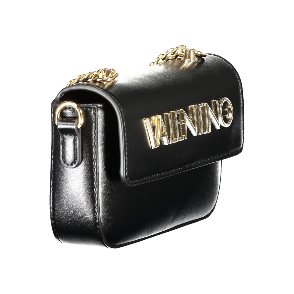 Black Polyethylene Women Handbag Mario Valentino