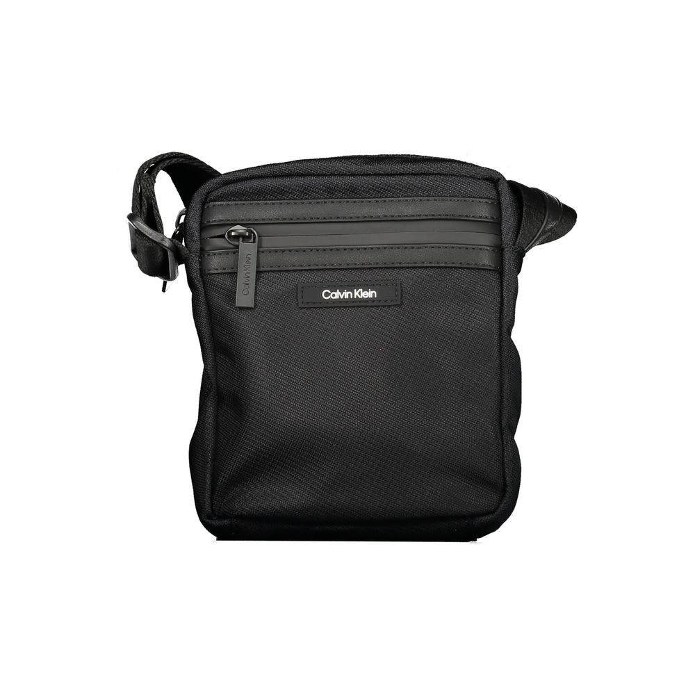 Black Polyester Men Shoulder Bag Calvin Klein