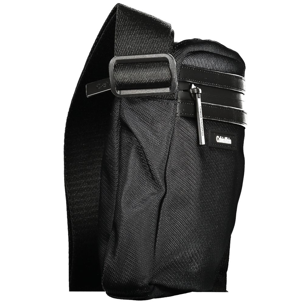 Black Polyester Men Shoulder Bag Calvin Klein