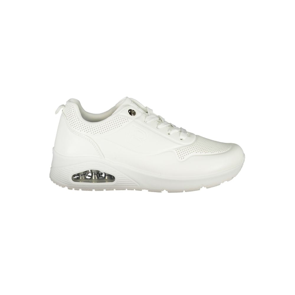 White Polyester Women Sneaker Laura Biagiotti