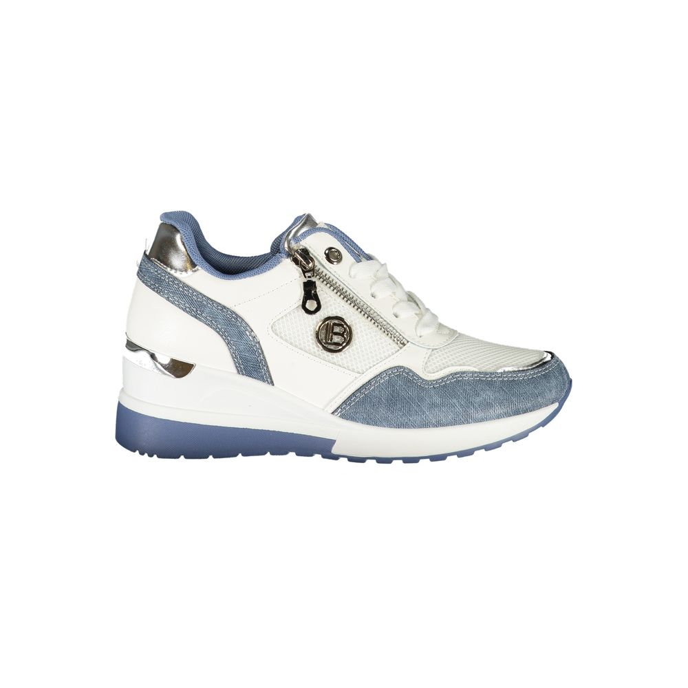 Blue Synthetic Women Sneaker Laura Biagiotti