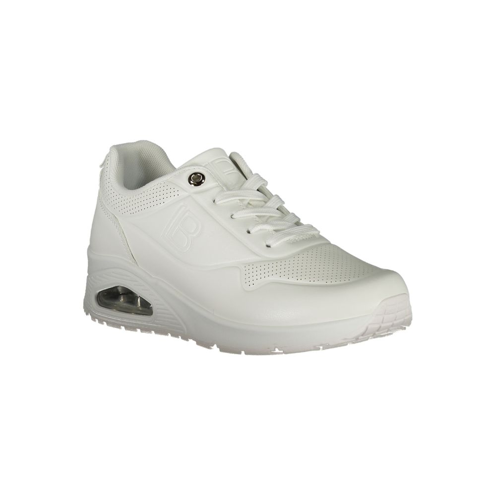 White Polyester Women Sneaker Laura Biagiotti