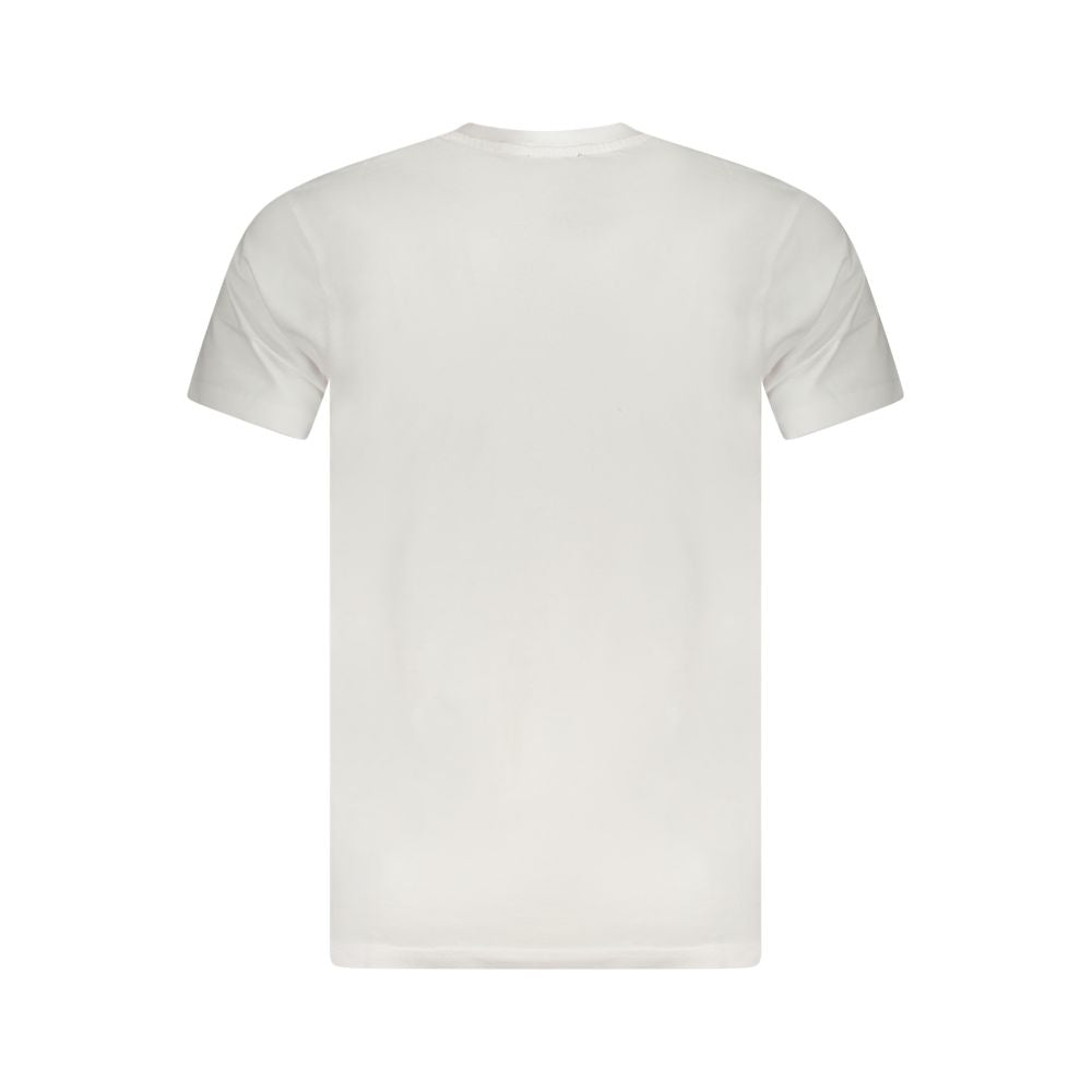 White Cotton Men T-Shirt Cavalli Class