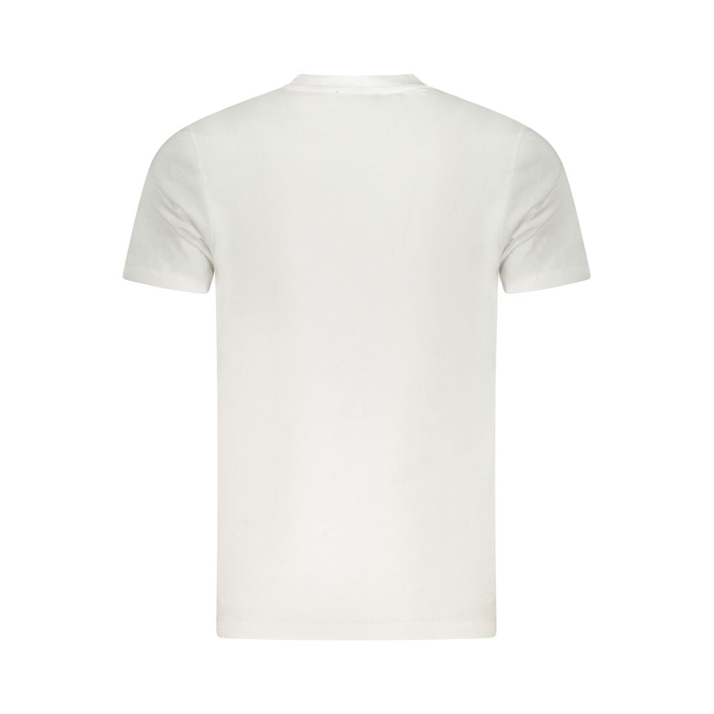 White Cotton Men's T-Shirt Cavalli Class