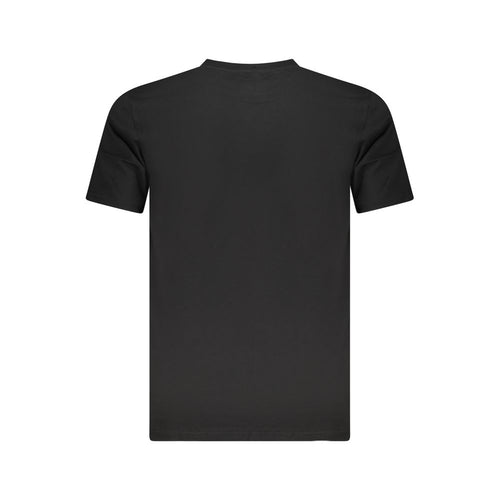 Black Cotton Men T-Shirt Cavalli Class