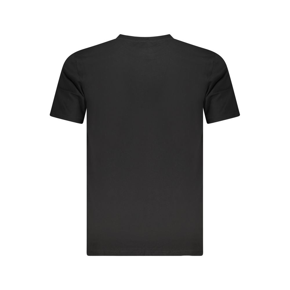 Black Cotton Men T-Shirt Cavalli Class