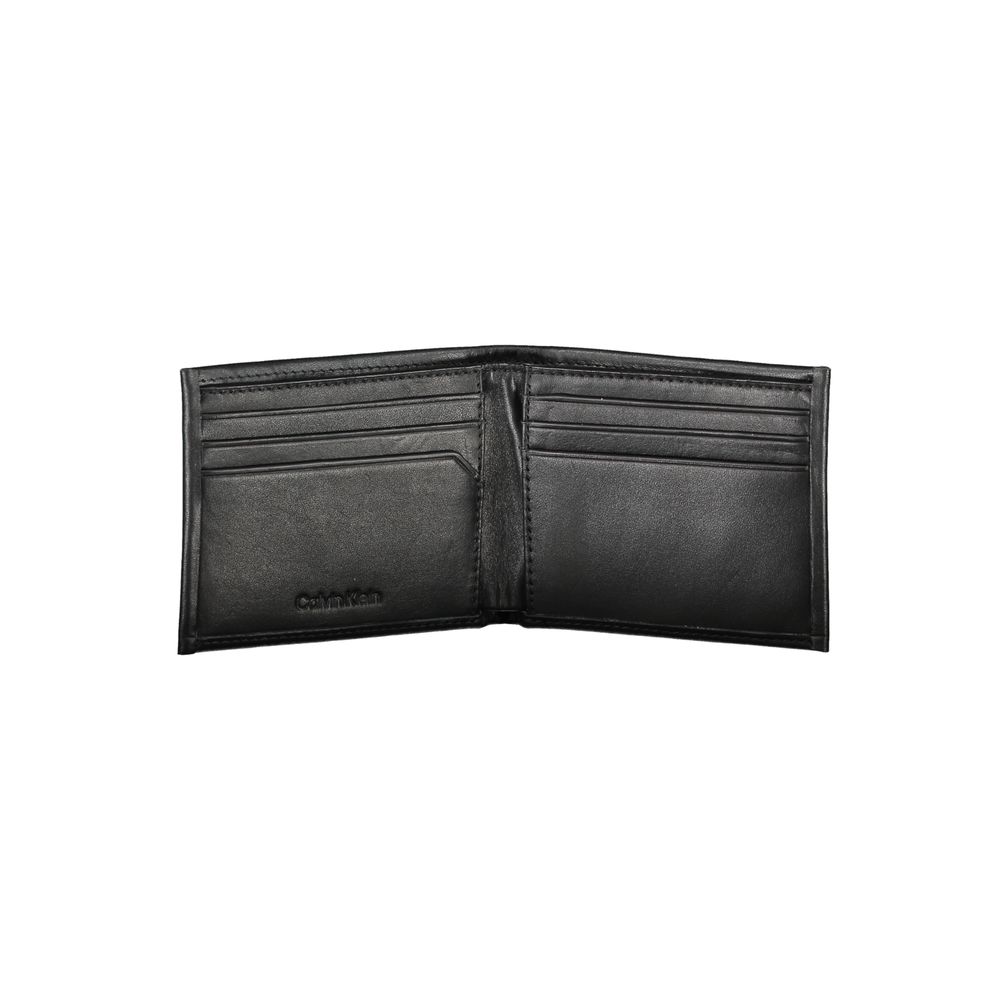 Black Polyester Men Wallet Calvin Klein